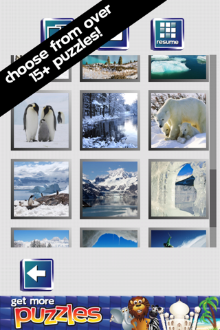 Winter Wonderland Puzzles - Snow, Penguins, Ice Castles and Moutains screenshot 2