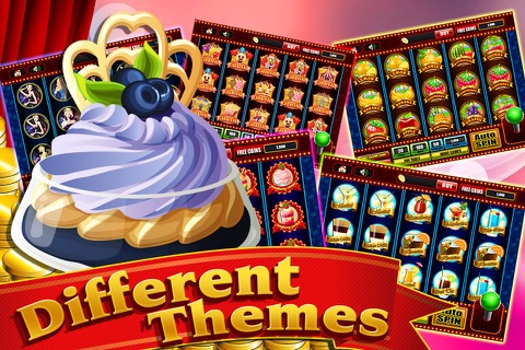 Delicious Flavorful Sweet Yummy Desserts Free Casino Vegas Slots Game screenshot 2