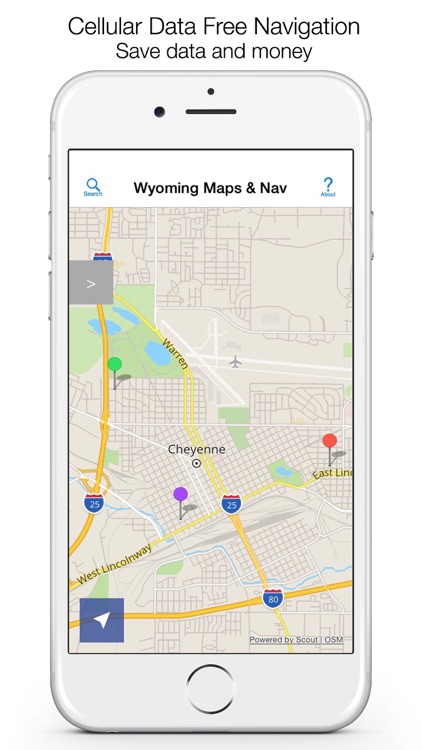 Wyoming Offline Maps & Offline Navigation screenshot-0