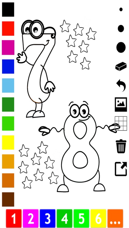 A Numbers Coloring Book for Toddlers: Learn to color and write 1-10 screenshot-3