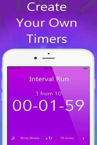 Timer with Large Digits for Boiling Eggs, Interval Training, Running and Snooze screenshot 3