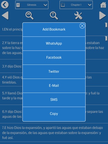 Spanish Bible for iPad screenshot 3