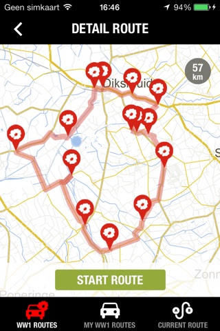 Touristic car routes Flanders screenshot 4