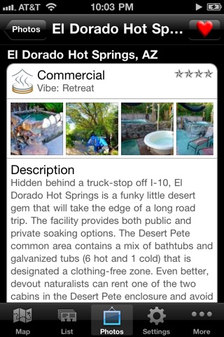 Arizona & New Mexico Hot Springs screenshot 2