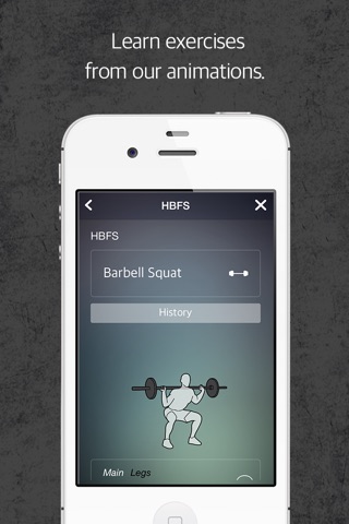 HBFS : Harder Better Faster Stronger is a fitness tracker for your body strength screenshot 2