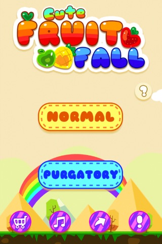 Cute Fruit Fall screenshot 2