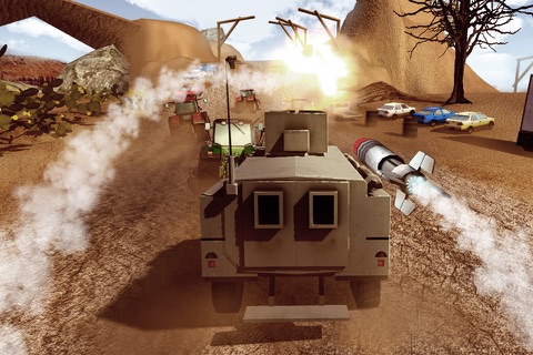A Death Racer 3D Gold: Best Road Battle of All Vehicles screenshot 2