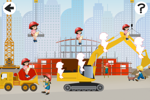 A Sizing Game; Learn and Play for Children on a Construction Site screenshot 4