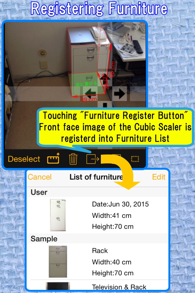 CamScale - Easy measuring & remodeling by camera screenshot 4