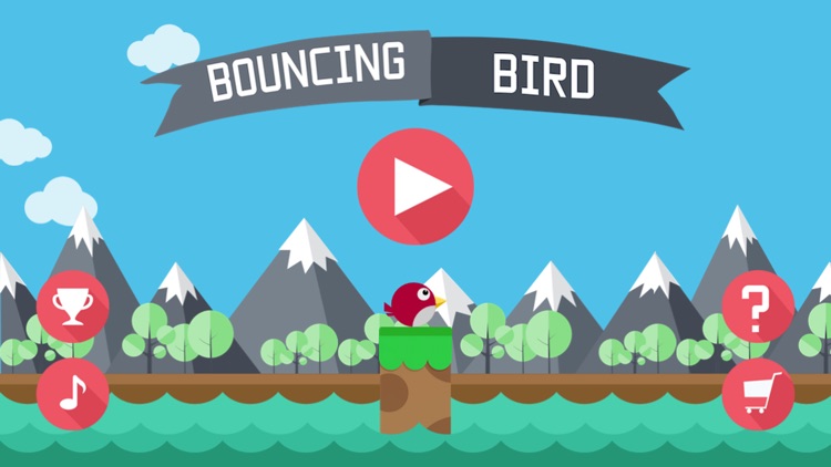 The Flappy Bouncing Bird: the new classic original sliding bird game screenshot-4