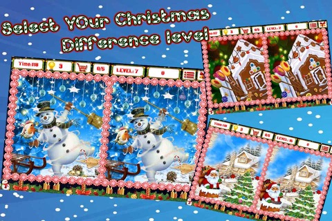 Christmas find the differences free games screenshot 3