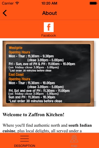 Zaffron Kitchen screenshot 2