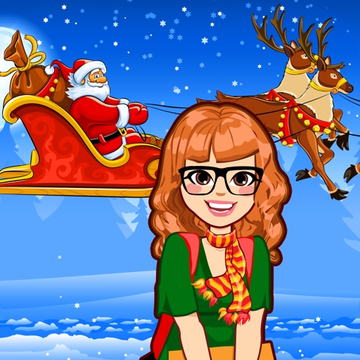 A Christmas Day Sim Fashion Story: my runway life episode games for girl teens icon