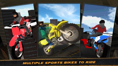 How to cancel & delete Crazy Motorcycle Roof Jumping 3D – Ride the motorbike to perform extreme stunts from iphone & ipad 1