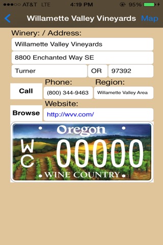 Oregon Winery Finder screenshot 4