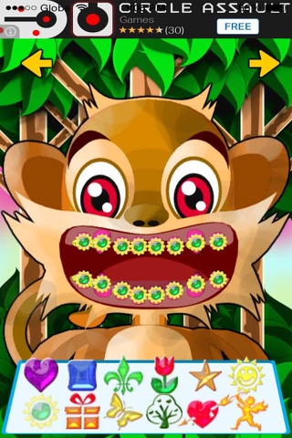 Animal Wildlife Dentist - Cute Baby Wild Animal Vet Salon Game for Kids Free screenshot 4