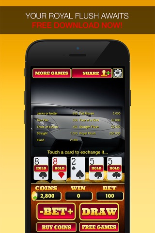POKER 2 Richest - Play Video Poker Game at Monte Carlo Casino with Real Las Vegas Gambling Odds for Free ! screenshot 2