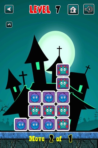 Monster Match Craze - Scary Cube Face Puzzle Frenzy - FREE screenshot 2