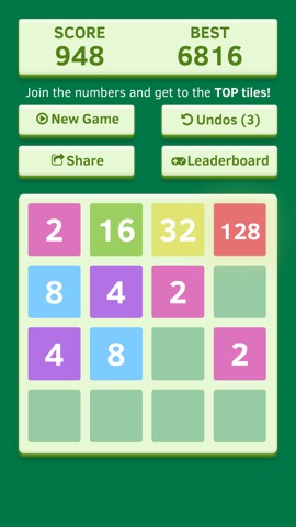 Number Tiles Challenge - free impossible 2048 game editionのおすすめ画像4