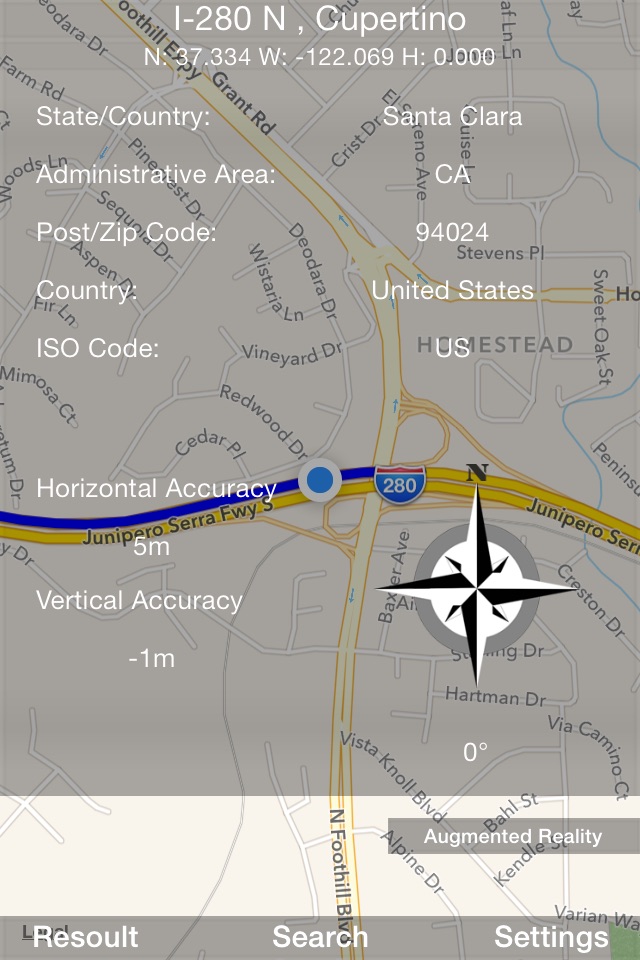 GPS Pro - tool with Augmented Reality, HUD, Speedometer screenshot 2