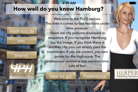 Hamburg Quiz PLUS screenshot 2