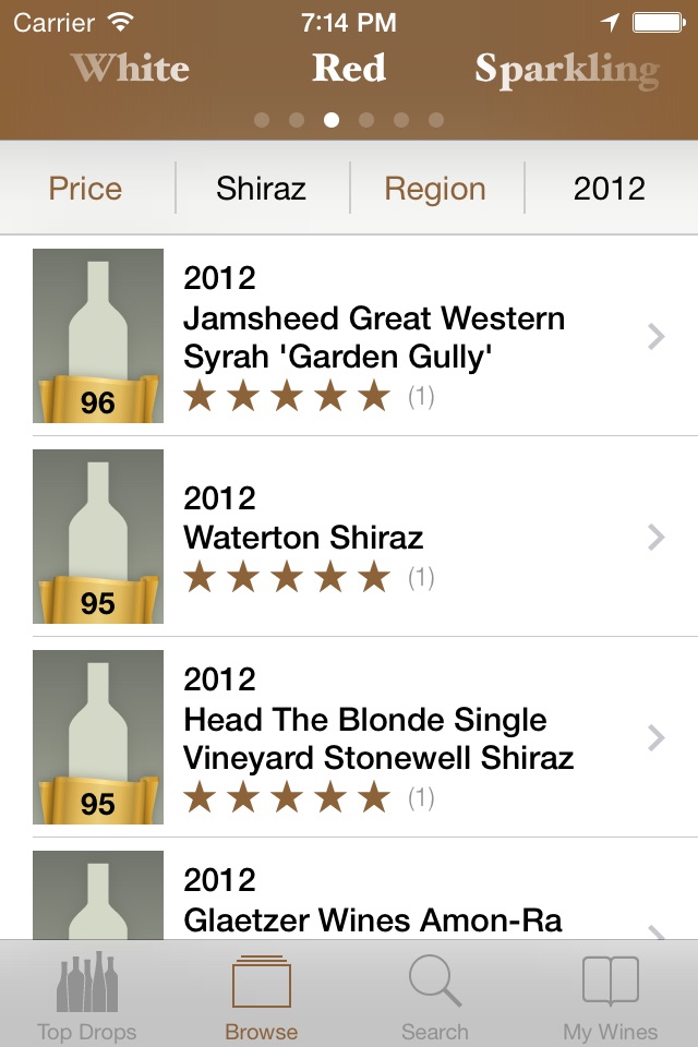 Huon Hooke's Wine Reviews screenshot 2
