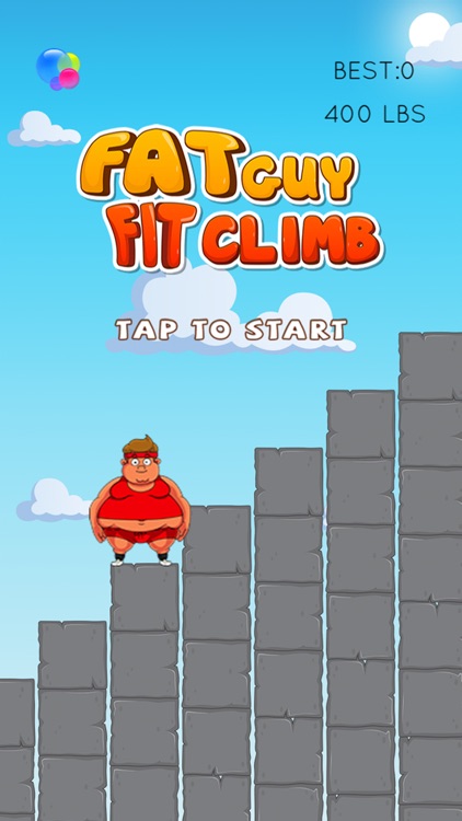 Fat Guy Fit Climb: Flabby Fitness Dash!