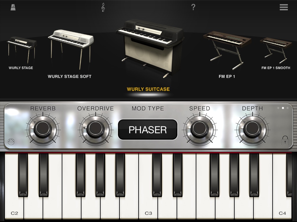 iLectric Piano for iPad screenshot 3