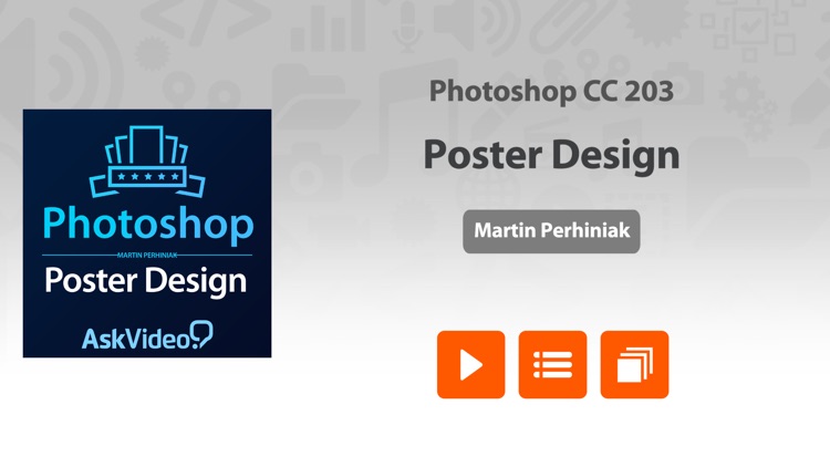 Course for Photoshop CC - Poster Design