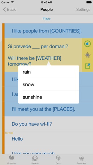 Italian Phrasebook - Travel in Italy with ease(圖2)-速報App