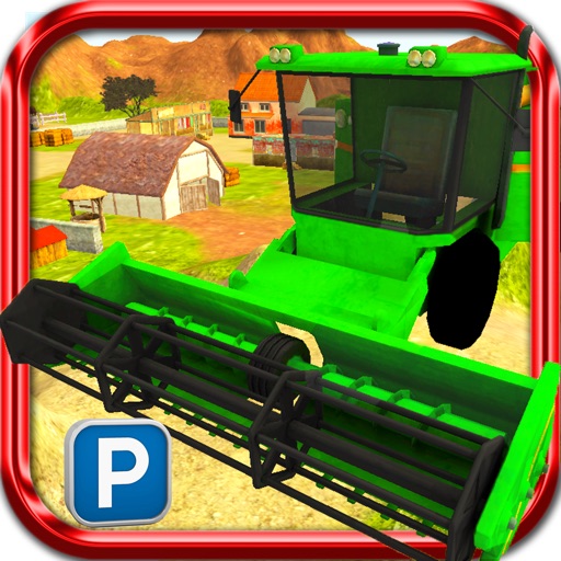 3D Farm Harvester Parking Simulator PRO