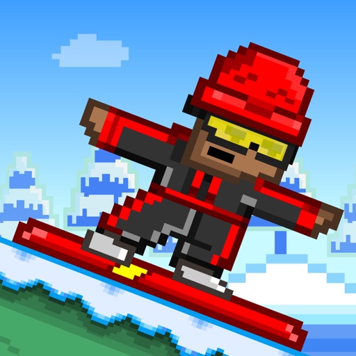 Tiny Snowboarders FREE GAME - Play 8-bit Pixel Snowboard-ing Games iOS App