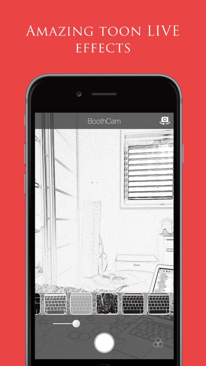 BoothCam - Funny & Artistic Cartoon Camera with Realtime Drawn Pencil Sketch & Toon Effects