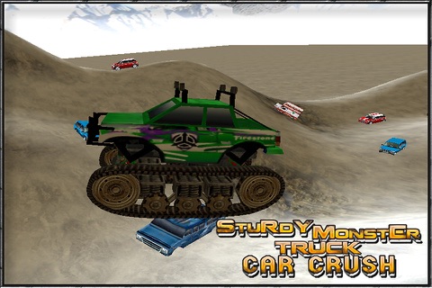 Sturdy Monster Truck Tank Car Crush screenshot 3