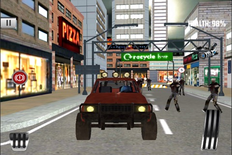 Zombie Road Squad: Car War 3D screenshot 2