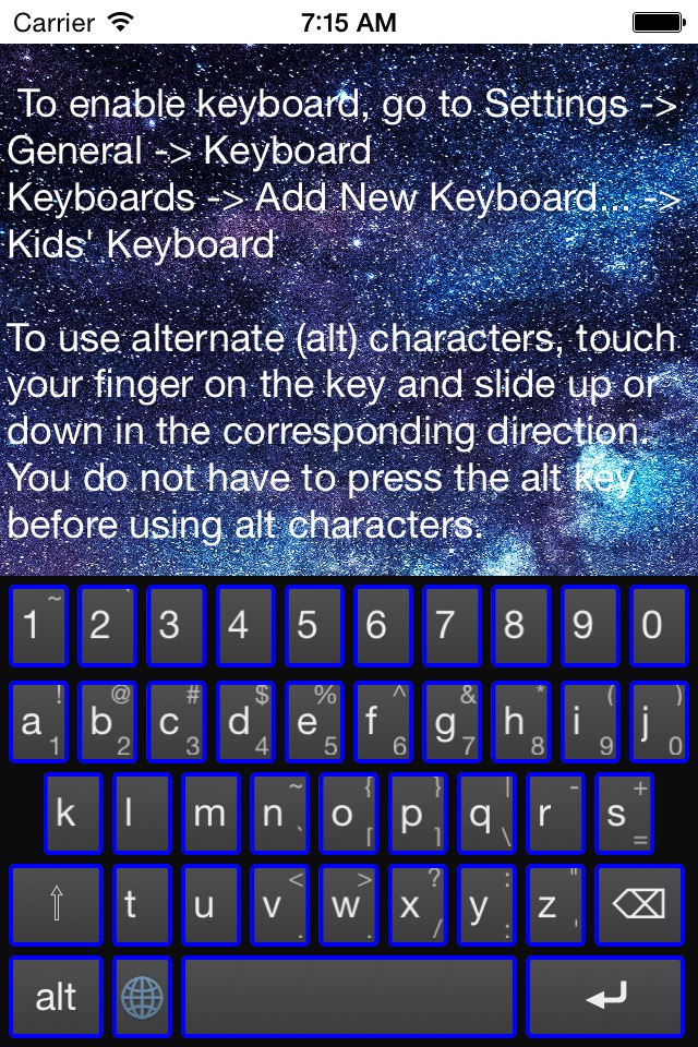 Kids Keyboard - Simple ABC Layout For Children of All Ages screenshot 2