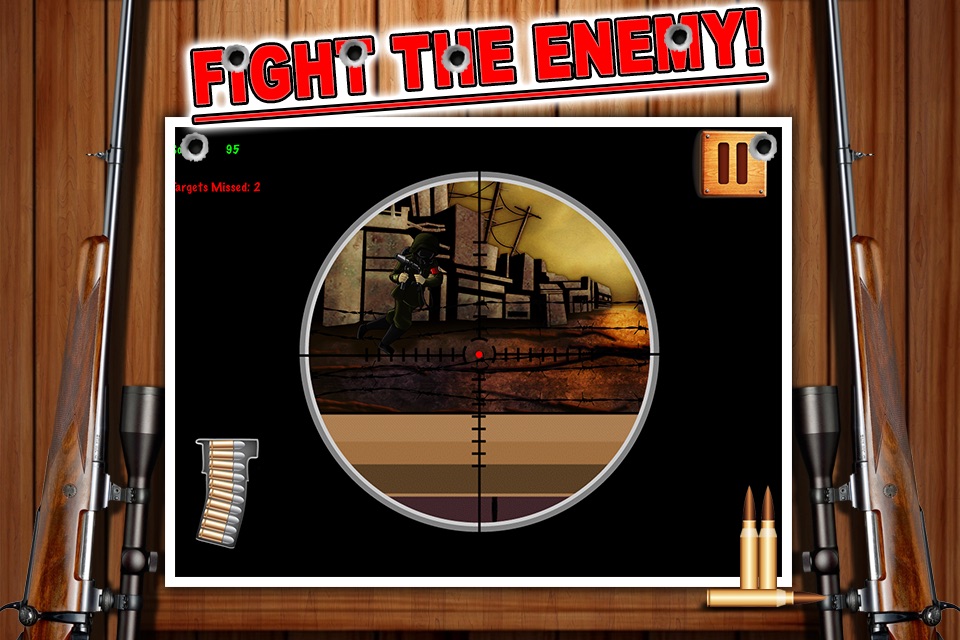A World War 2 Sniper Shooting Game with Weapon Simulator Scope Rifle Games FREE screenshot 3