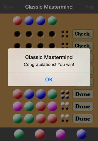 Classic Mastermind screenshot 4