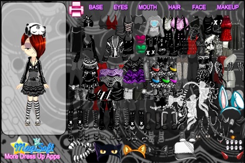 Maidens Gothic Punk Dress Up screenshot 3