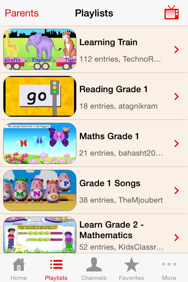 Grade123 - Kids Learning Video Library for 1st Grade, 2nd Grade and 3rd Grade screenshot 4