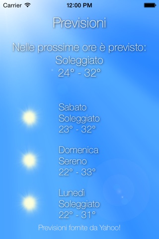 Meteo Sortino screenshot 2