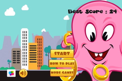 Octopus Out of Water Flash Runner - Crazy Endless Sea Adventure (Free) screenshot 2