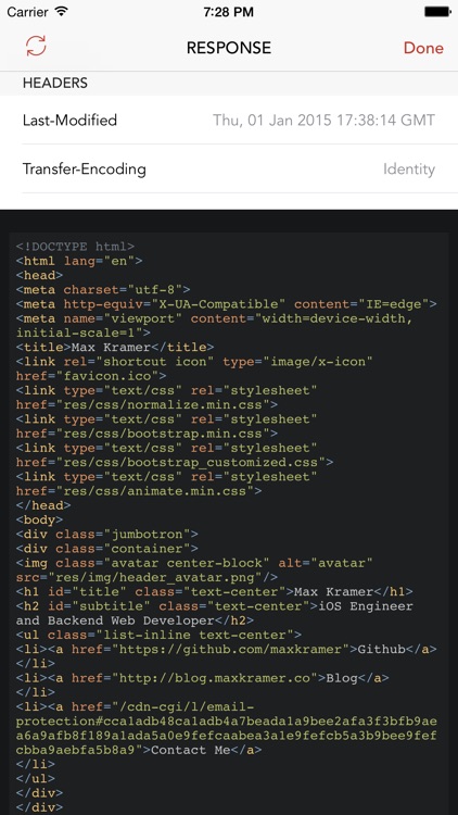 Requester - HTTP Request Maker for iPhone and iPad