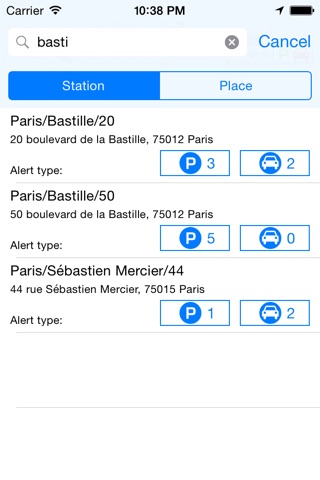 autolibre - Alertes pour autolib screenshot 3