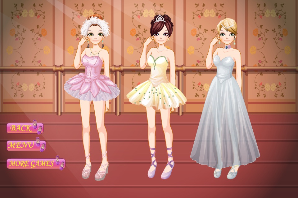 Ballerina Girls - Makeup game for girls who like to dress up beautiful  ballerina girls screenshot 4