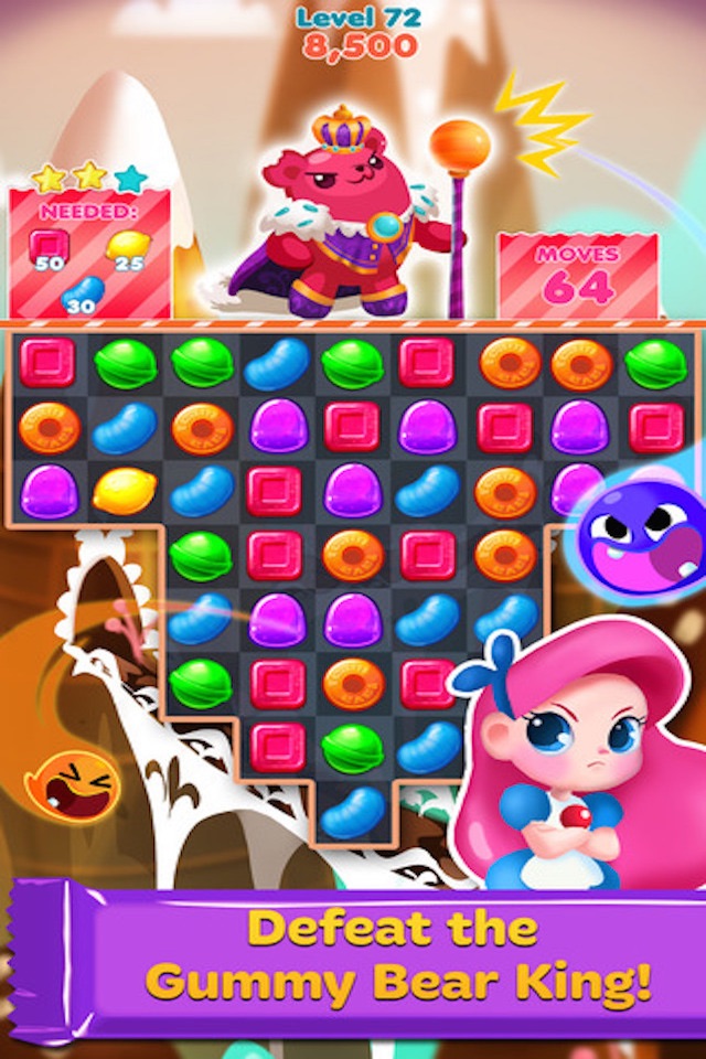 Candy Heroes Splash - match 3 crush charm game screenshot 4