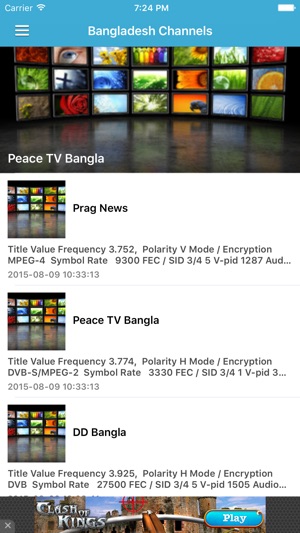 Bangladesh TV Channels Sat Info(圖3)-速報App