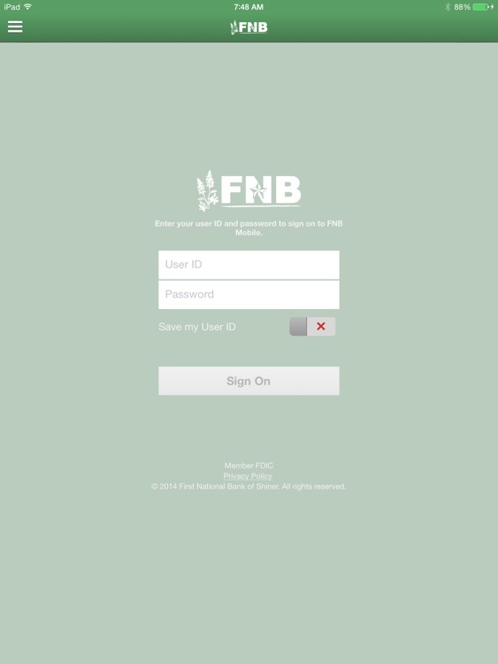FNB Shiner for iPad