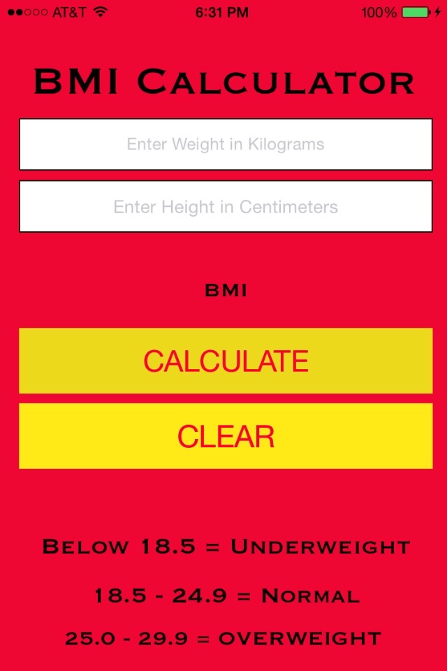 Whats My BMI screenshot 2