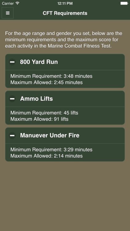 USMC Fitness
